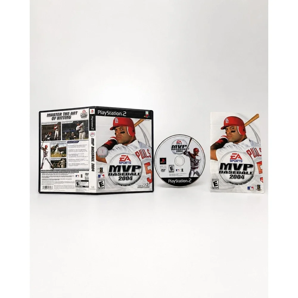 MVP Baseball 2004 PS2 PlayStation 2 Game CIB Manual Tested Working EA Sports